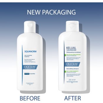 Ducray Kelual Squanorm Regulating Treatment Shampoo Oily Dandruff șampon pentru par gras si cu matreata - imagine 3